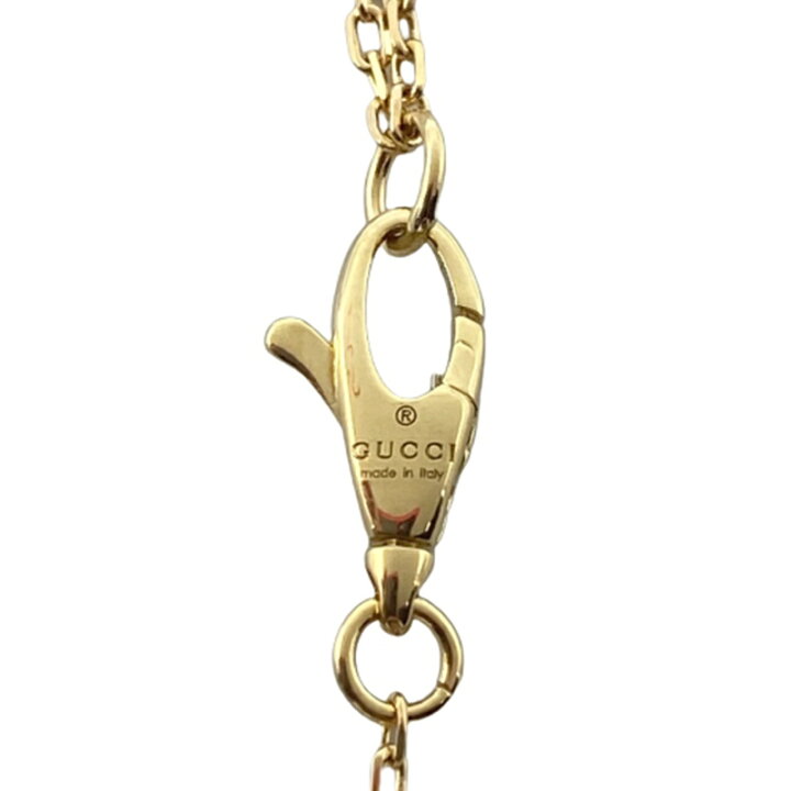 楽天市場】GUCCI 662429 ジェムストーン付き インターロッキングG 18K 