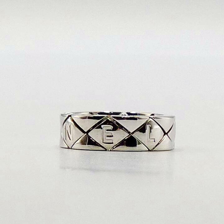 楽天市場】CHANEL シャネル マトラッセ リング 750 K18WG 14号 