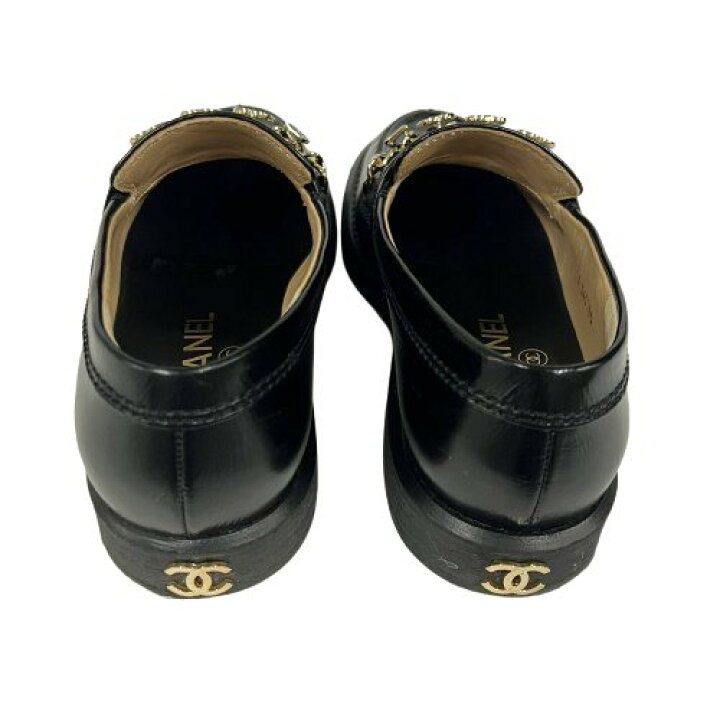 楽天市場】CHANEL シャネル 24A G45785 モカシン ローファー サイズ 