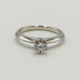 Tiffany＆Co ティファニー ソリティア リング Pt950 D0.39ct VS1 3EX 11号 □□ USED-SA