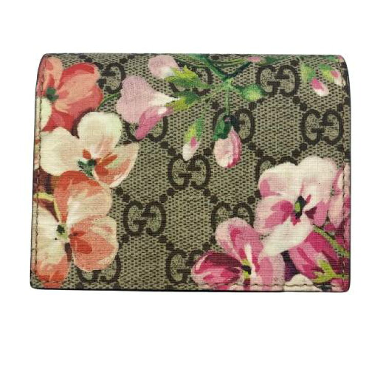 楽天市場】GUCCI グッチ 410088 GGブルームス 札入れ付き カードケース 