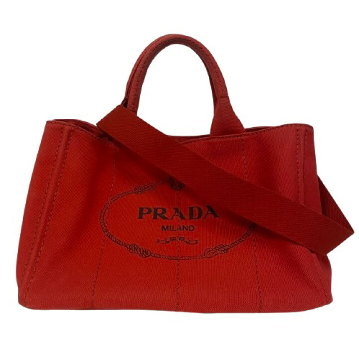 楽天市場】PRADA プラダ 1BG642 カナパ キャンバス 2WAY ハンドバッグ 