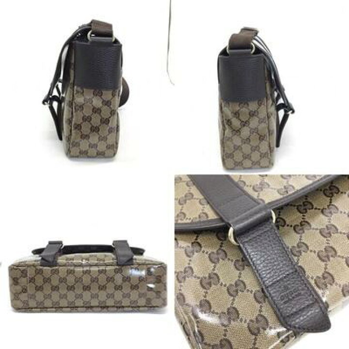 楽天市場】GUCCI【グッチ】クリスタルGG メッセンジャーバッグ 男女 
