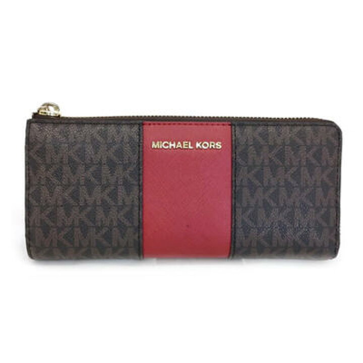 楽天市場】MICHAEL KORS【マイケルコース】L字ファスナー長財布 レザー 