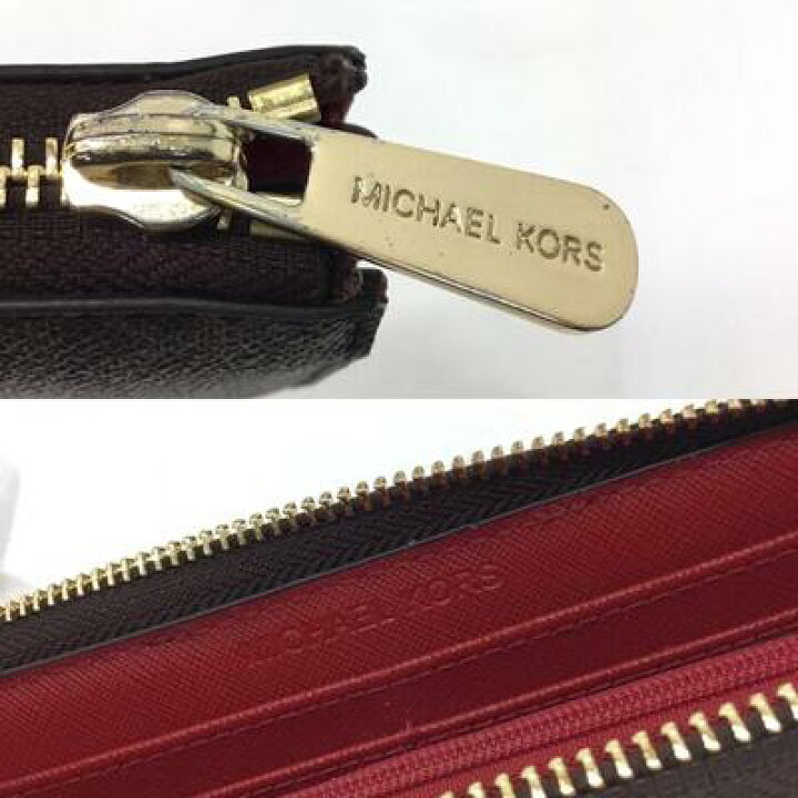 楽天市場】MICHAEL KORS【マイケルコース】L字ファスナー長財布 レザー 