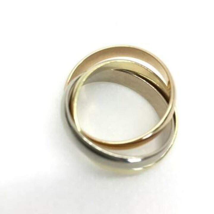 楽天市場】Cartier【カルティエ】トリニティリング K18 750刻印 約9.5 