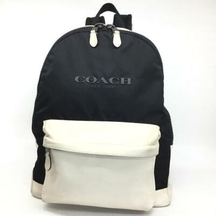 楽天市場】COACH【コーチ】バックパック 男女兼用 ナイロン レザー 