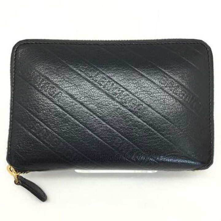 楽天市場】BALENCIAGA【バレンシアガ】ラウンドファスナー財布 レザー 