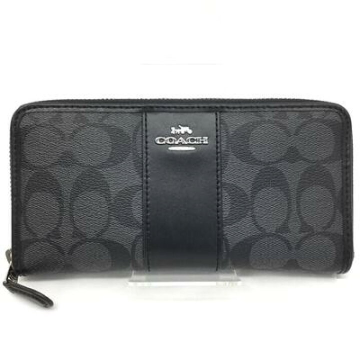 楽天市場】COACH【コーチ】ラウンドファスナー長財布 レザー  