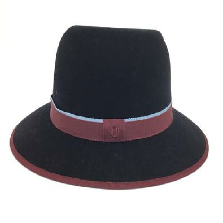 楽天市場】HERMES【エルメス】ハット 帽子 ブラック【中古品/USED-S 