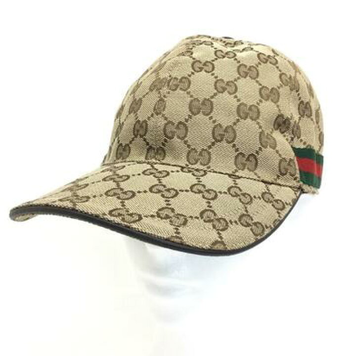 楽天市場】GUCCI【グッチ】キャップ 帽子 GGキャンバス Lサイズ 59 