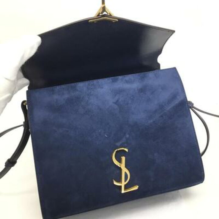 YVES SAINT LAURENT ショルダーバッグ スエード2way /サンローラン_ 
