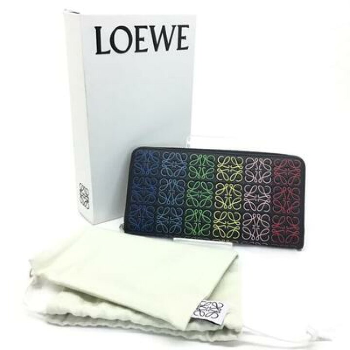 楽天市場】LOEWE【ロエベ】特上品 ラウンドファスナー長財布 109.11  