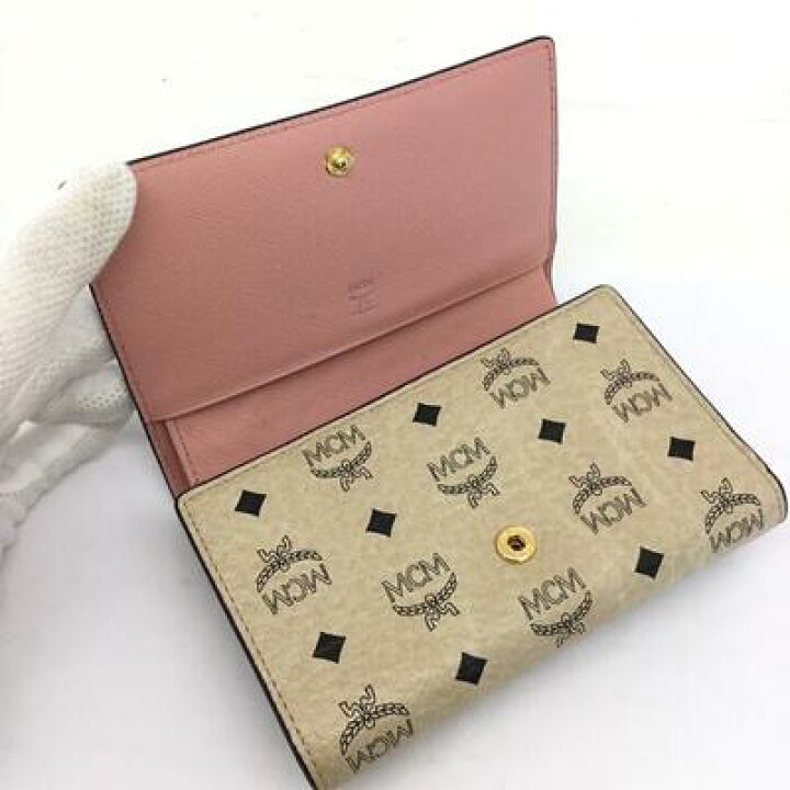 楽天市場】MCM【エムシーエム】三つ折り長財布 6AXL52 男女兼用 