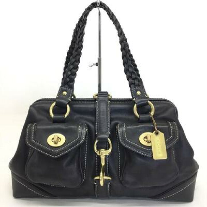 楽天市場】COACH【コーチ】ハンドバッグ 9141 レザー ブラック  