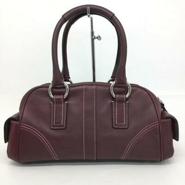 楽天市場】COACH【コーチ】ハンドバッグ 8A10 ワインレッドカラー 