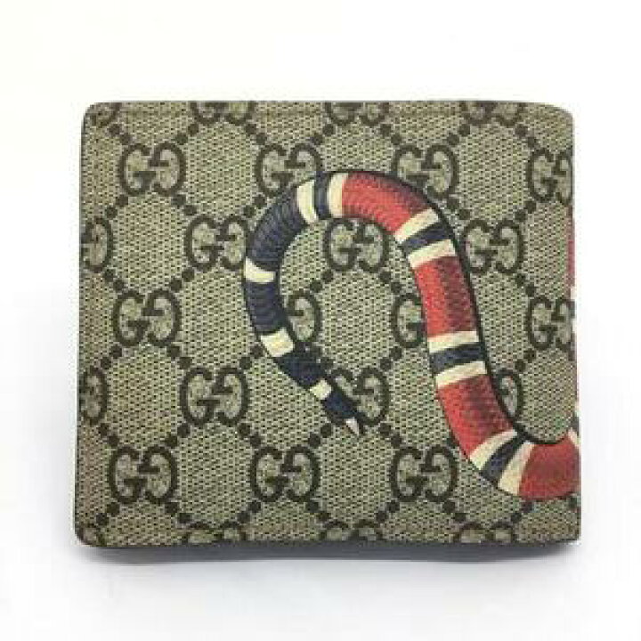 楽天市場】GUCCI【グッチ】二つ折り財布 GGスプリームキャンバス 