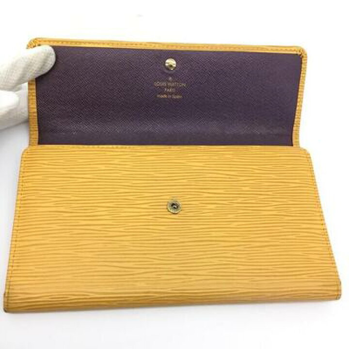 楽天市場】LOUIS VUITTON【ルイヴィトン】三つ折り長財布 M63389 エピ 