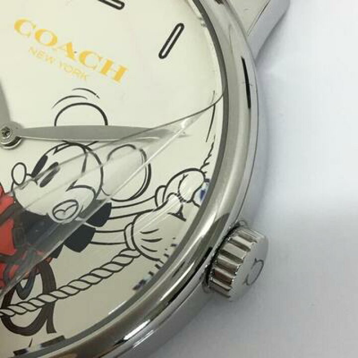 楽天市場】COACH【コーチ】ディズニーコラボ ミッキー クォーツ  