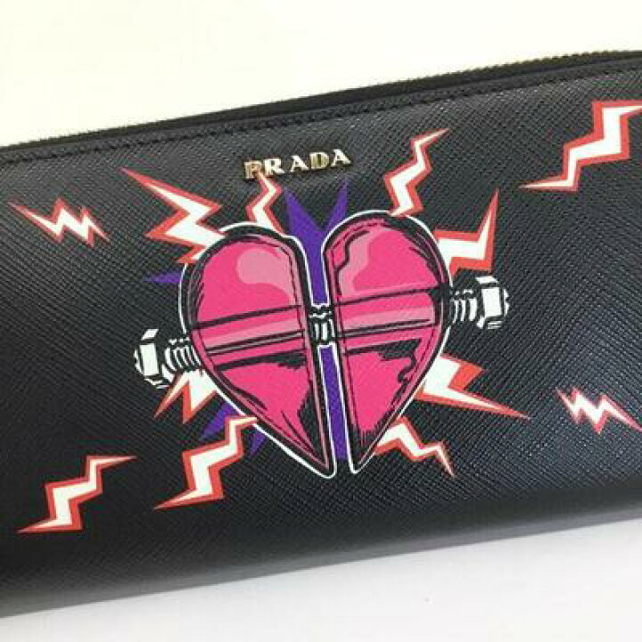 楽天市場】PRADA【プラダ】ラウンドファスナー長財布 1ML506 