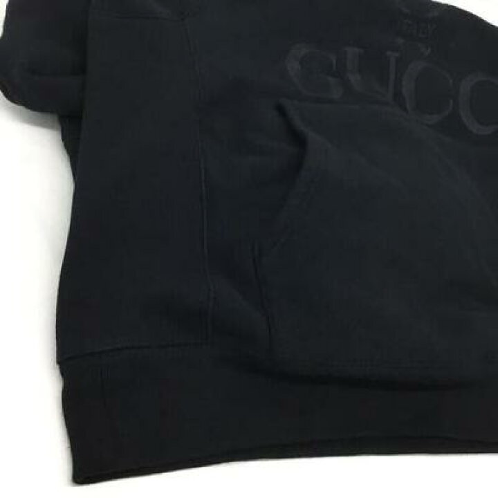 楽天市場】GUCCI【グッチ】ブラック ロゴ プリオーバーパーカー 560502 
