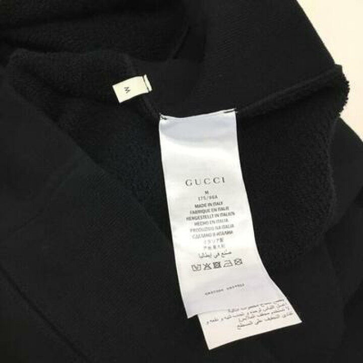 楽天市場】GUCCI【グッチ】ブラック ロゴ プリオーバーパーカー 560502 