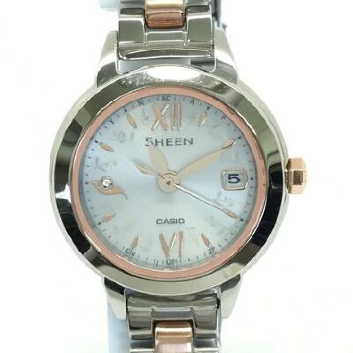楽天市場】CASIO【カシオ】SHEEN レディース 腕時計 電波ソーラー SHW 