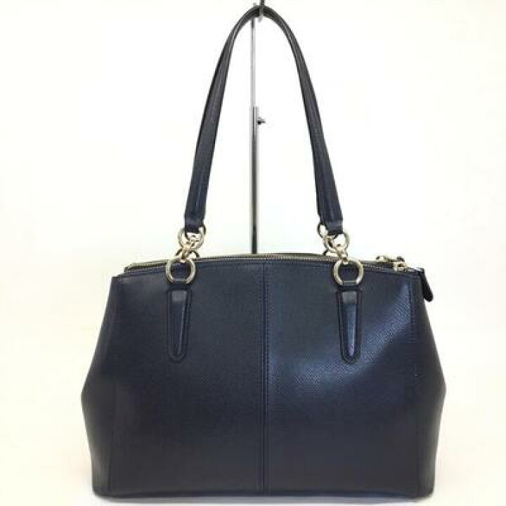 楽天市場】COACH【コーチ】2WAYショルダーバッグ レザー ネイビー 
