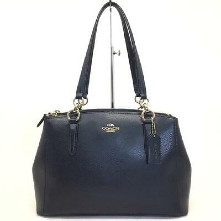 楽天市場】COACH【コーチ】2WAYショルダーバッグ レザー ネイビー 