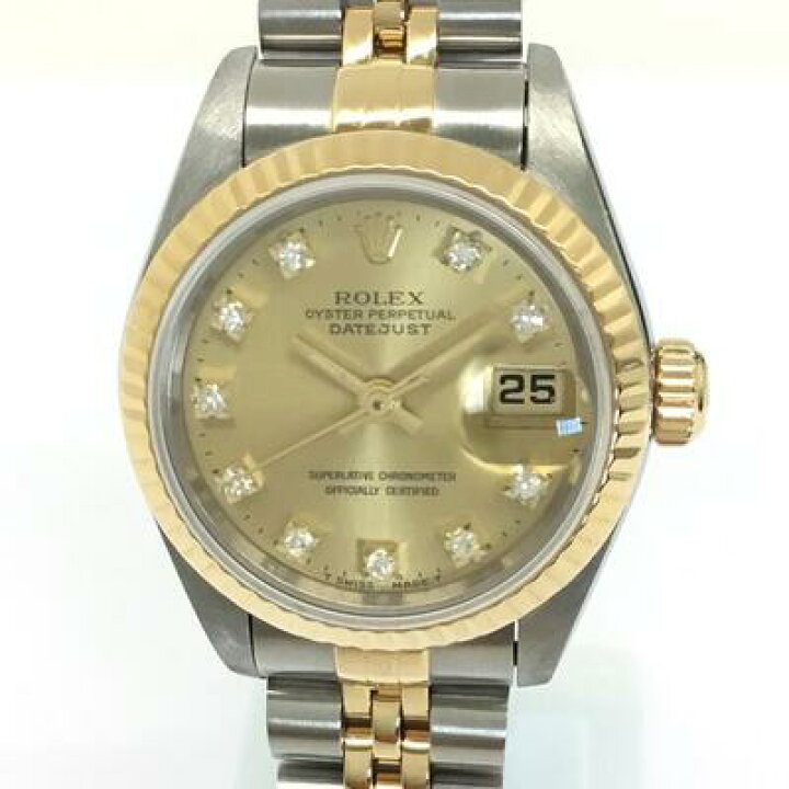 楽天市場】ROLEX【ロレックス】デイトジャスト 10Pダイヤ 6917G  