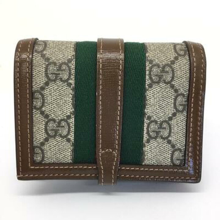 楽天市場】GUCCI【グッチ】カードケース付 二つ折り財布 645536  