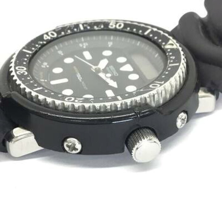 楽天市場】SEIKO【セイコー】ハイブリットダイバー H558-5000 メンズ 