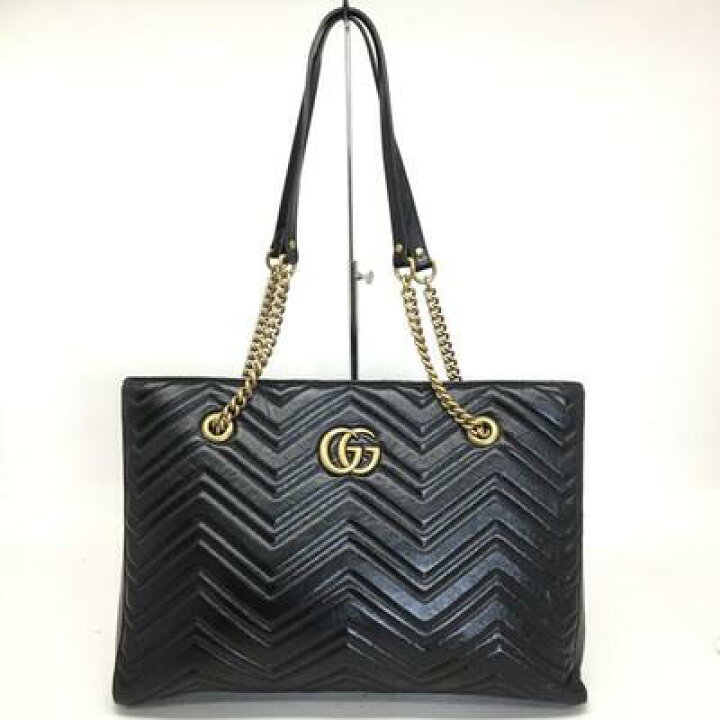 楽天市場】GUCCI【グッチ】キルティング チェーントートバッグ 524578