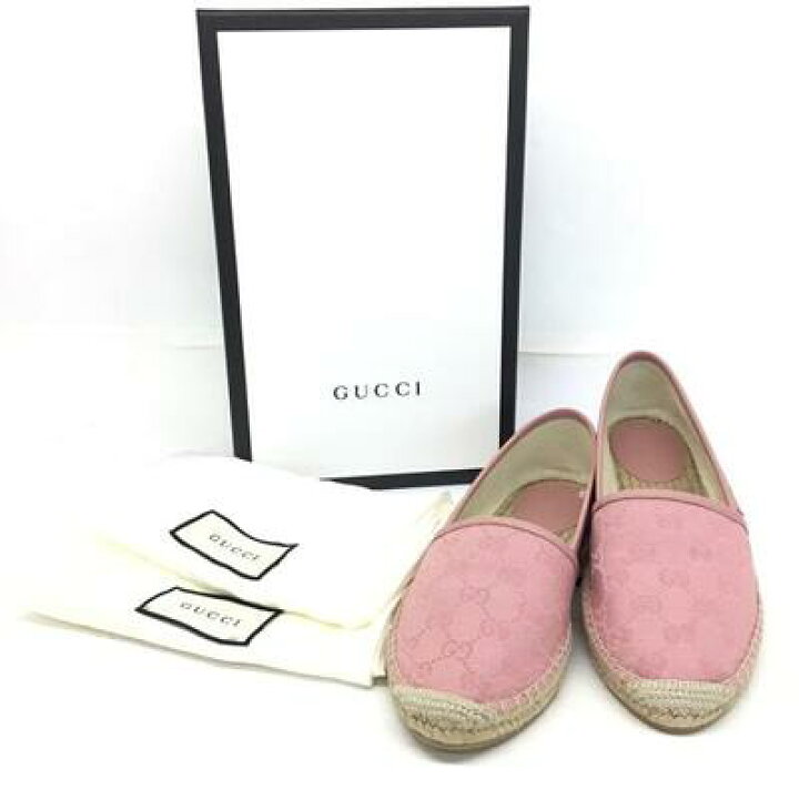 楽天市場】GUCCI【グッチ】エスパドリーユ 466902 スリッポン 靴 38  