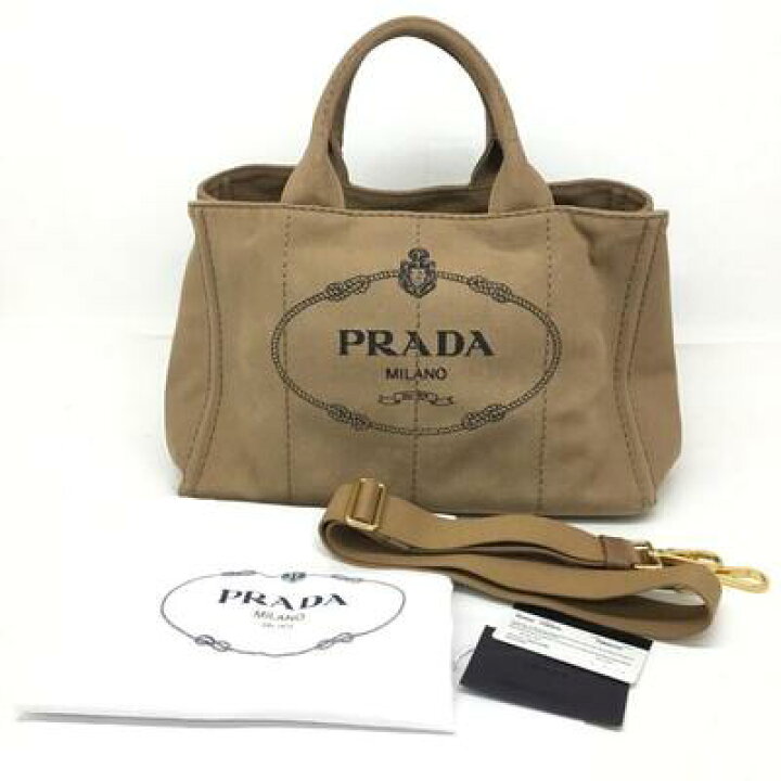 楽天市場】PRADA【プラダ】カナパ 2WAY トートバッグ ショルダーバッグ  