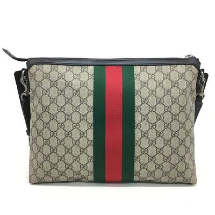 楽天市場】GUCCI【グッチ】メッセンジャーバッグ 523335 GGスプリーム 