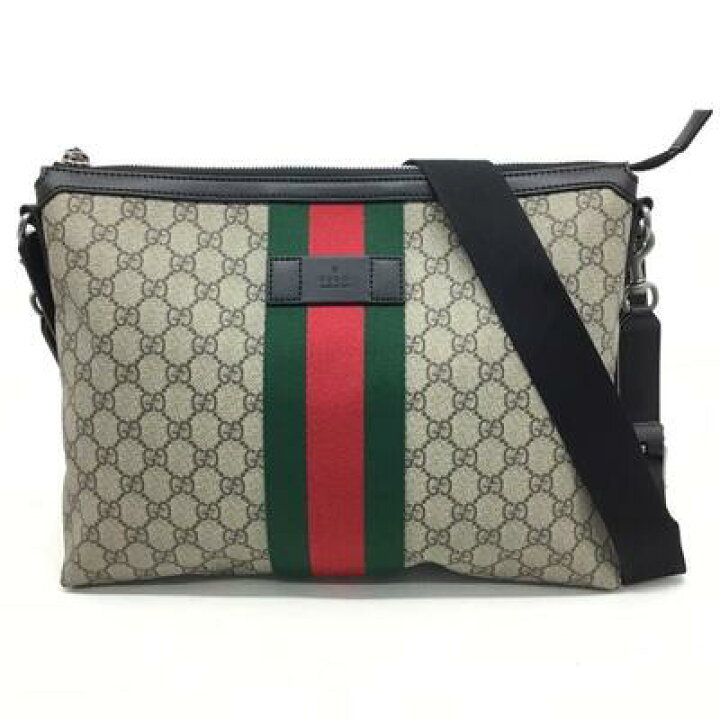 楽天市場】GUCCI【グッチ】メッセンジャーバッグ 523335 GGスプリーム 