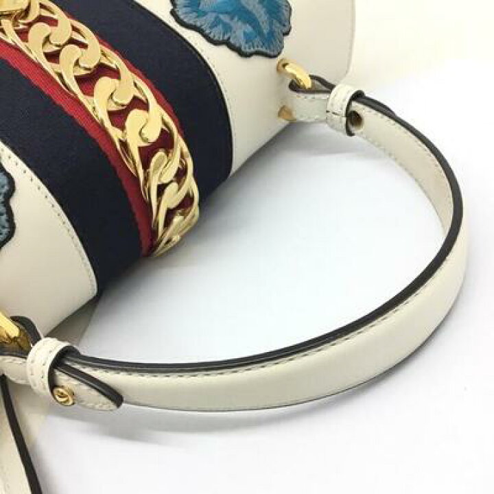 楽天市場】GUCCI【グッチ】シルヴィ ローズアップリケ 431665 