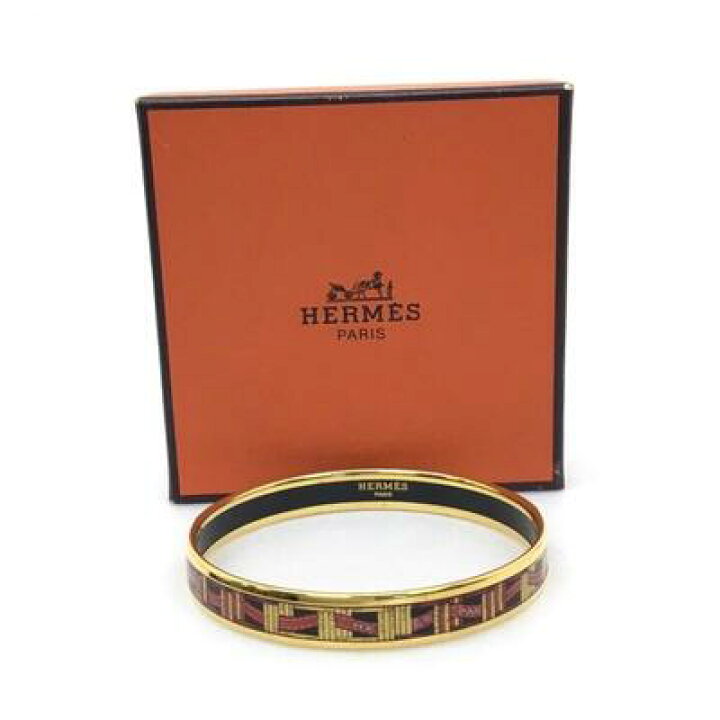 楽天市場】HERMES【エルメス】エマイユバングル ゴールド アクセサリー
