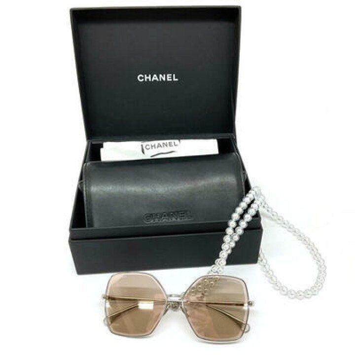 楽天市場】CHANEL【シャネル】バタフライ パール チェーン サングラス 