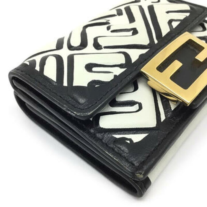 楽天市場】FENDI フェンディ 8M0395 マイクロウォレット コンパクト 三  