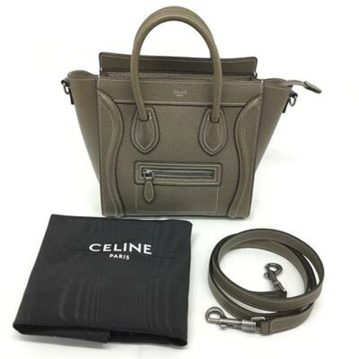 楽天市場】CELINE【セリーヌ】ラゲージナノショッパー 189243DRU.09S0 