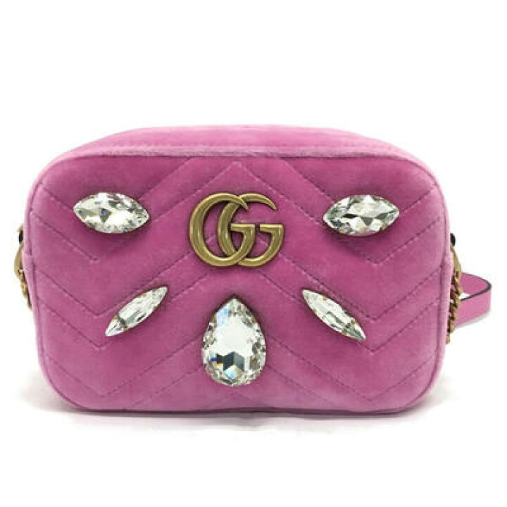楽天市場】GUCCI【グッチ】ベルベットショルダーバッグ 448065 
