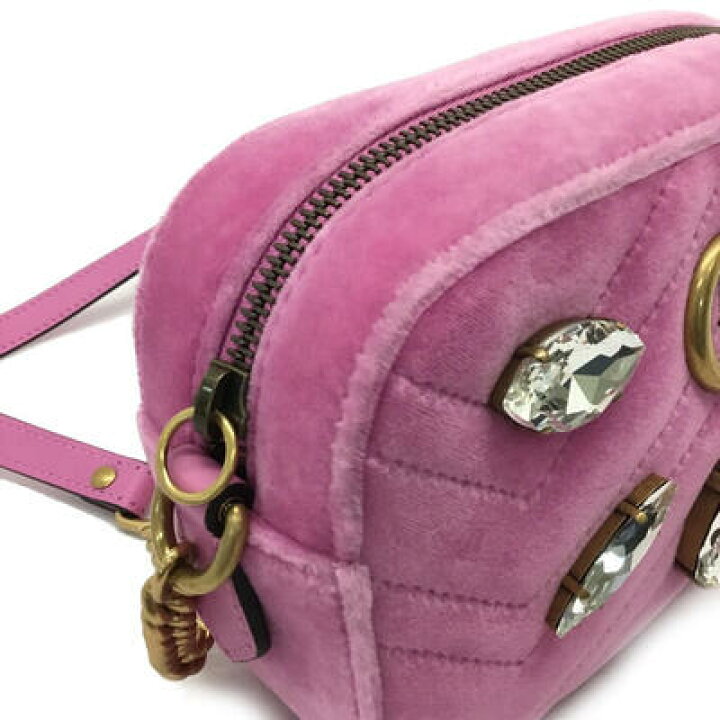 楽天市場】GUCCI【グッチ】ベルベットショルダーバッグ 448065 