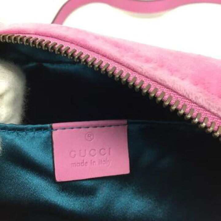 楽天市場】GUCCI【グッチ】ベルベットショルダーバッグ 448065 