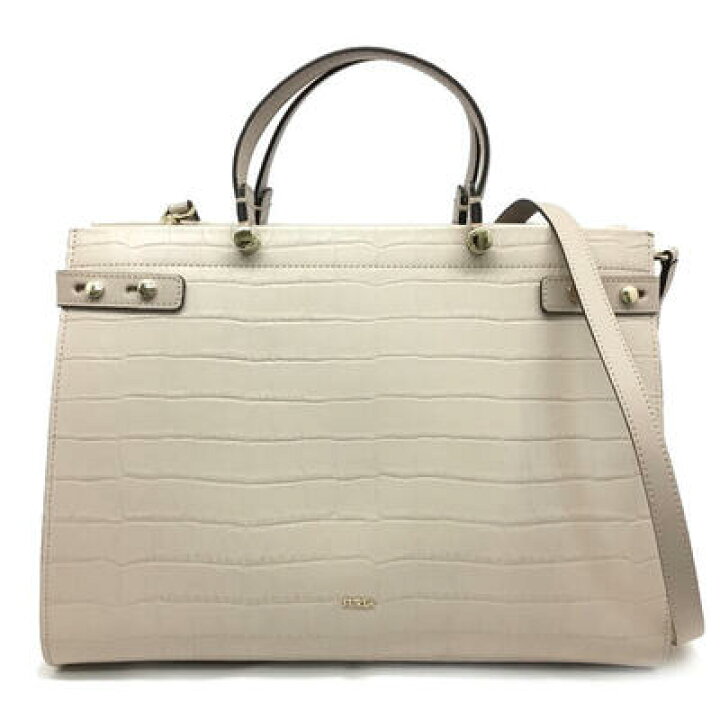 楽天市場】FURLA【フルラ】クロコ型押し 2WAYハンドバッグ ショルダー 