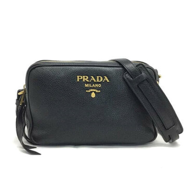 楽天市場】PRADA【プラダ】ショルダーバッグ 1BH082 レザー ブラック 