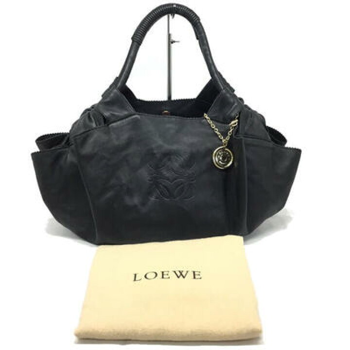 楽天市場】LOEWE【ロエベ】ナッパアイレ レザー ハンドバッグ ブラック 