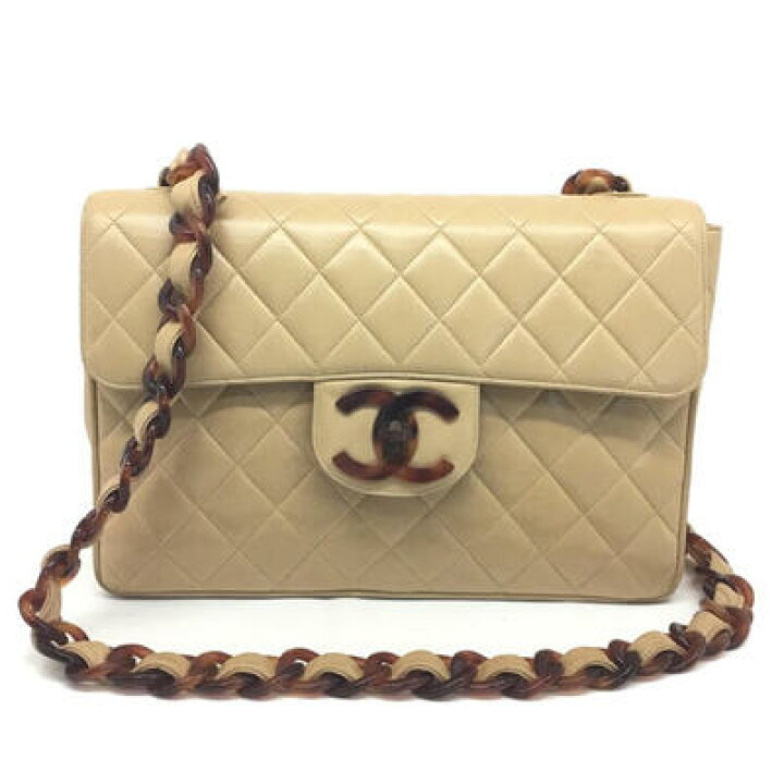 楽天市場】CHANEL【シャネル】デカマトラッセ ショルダーバッグ レザー 
