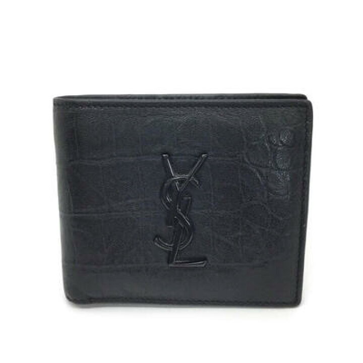 楽天市場】SAINT LAURENT【サンローラン】YSL 二つ折り財布 お札入れ  